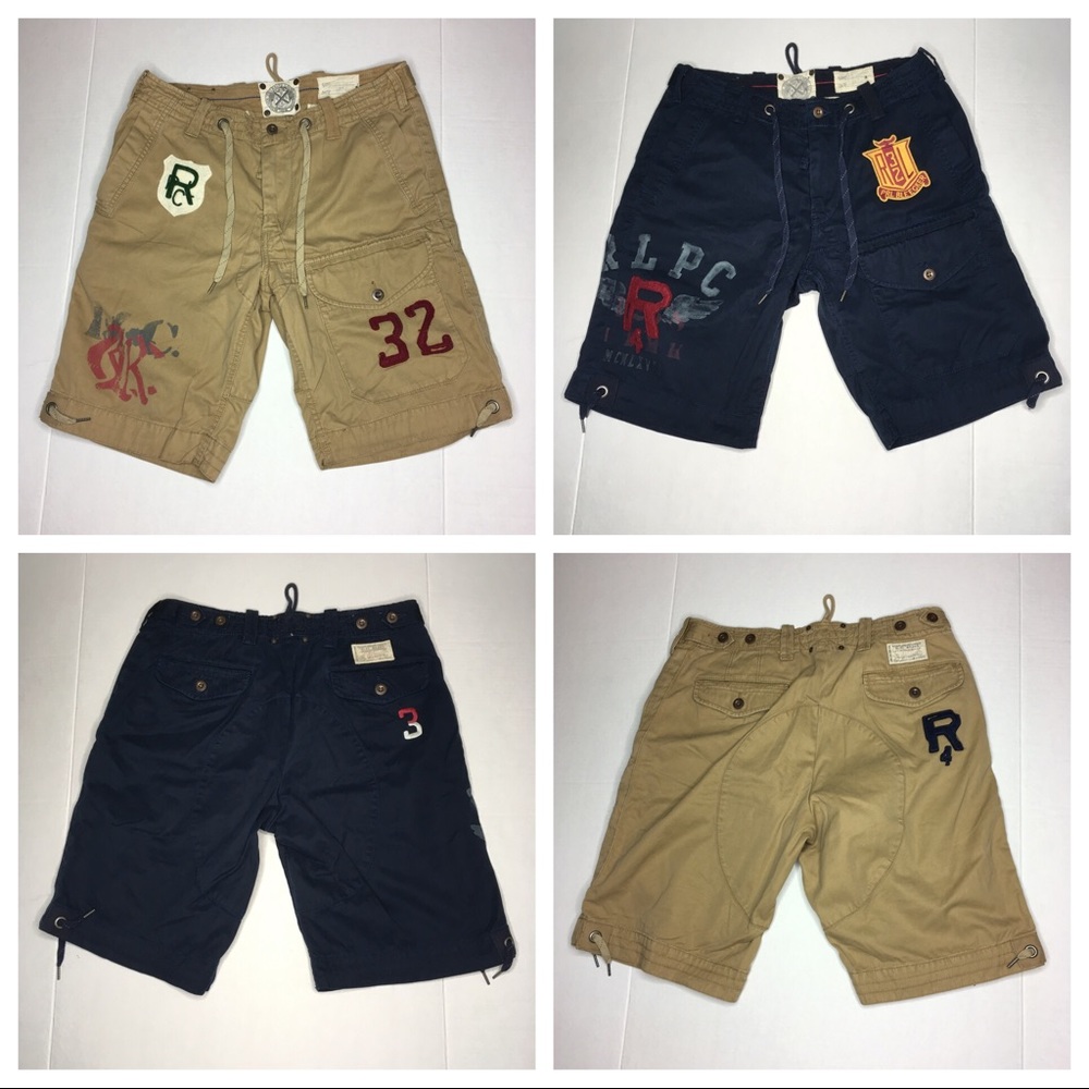 Ralph Lauren Polo Club Embroidered Shorts RARE 🔥